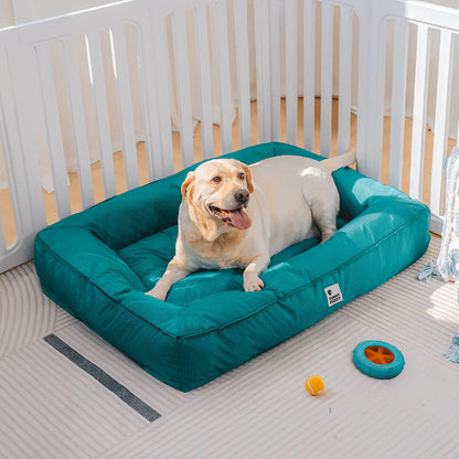 Fully Orthopedic Surround Support Waterproof Large Dog Bed for Crate