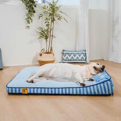 Extra Large Cooling Washable Rectangle Orthopedic Dog Bed - Pet-Friendly Bedroom