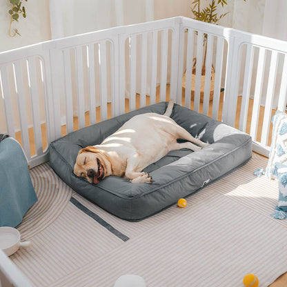 Fully Orthopedic Surround Support Waterproof Large Dog Bed for Crate