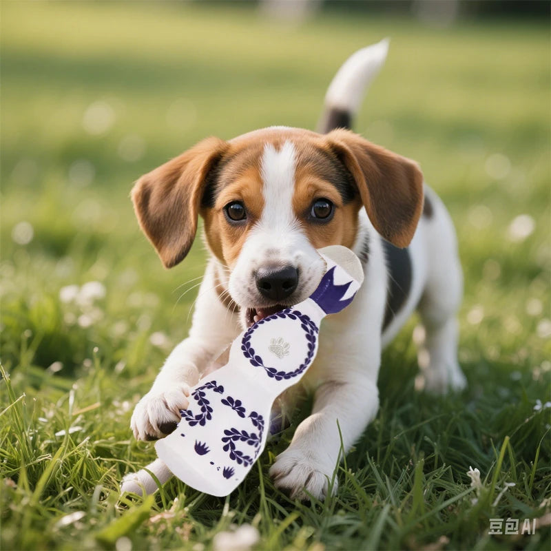 Funny Tequila Dog Toy Blue And White Porcelain Plush Dog Toy With Squeak Interactive Games For Dogs Birthday Toy Pet Accessories