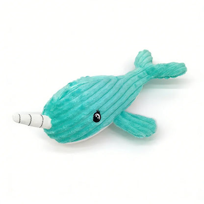 Pet Supplies Cute Animal Safe Dog Touch Toys Resistant Marine Animals Indestructible Plush Tooth Chew Dog Play Toy With Squeaker