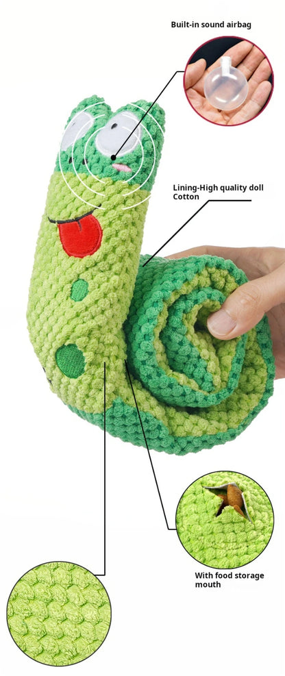 Dog Puzzle Toys Plush Sound Pet Toy Foldable Molar Puppy Nail Frog Sniffing Smell Food Interactive Speaker Stuff Dogs Supplies