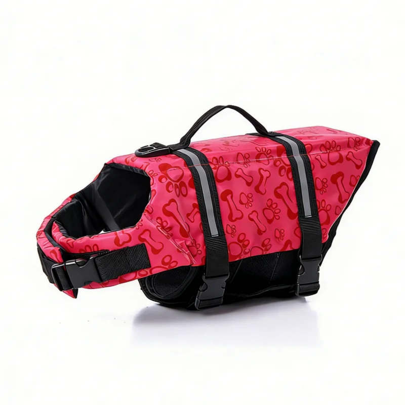 Dogs Safe Vest Life Jacket Pet Supplies Summer Clothes Swimsuit Large Dogs Costume Clothing Adjustable Swimwear Puppy Sleveless