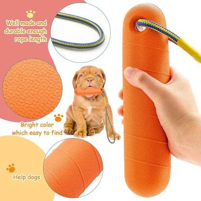 Eva Chew Stick With Rope, Durable Floating Dog Toy, Ham Stick, Dog Outdoor Training Interactive Toy For Medium And Larg