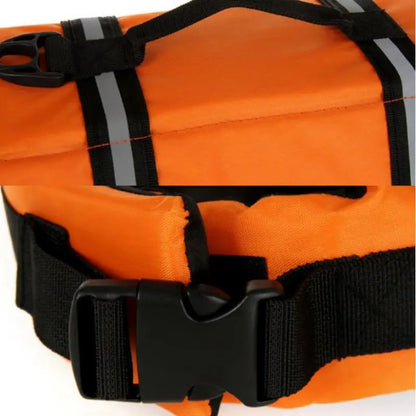 Dogs Safe Vest Life Jacket Pet Supplies Summer Clothes Swimsuit Large Dogs Costume Clothing Adjustable Swimwear Puppy Sleveless