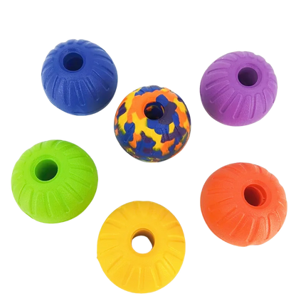 7cm/9cm Eva Pet Dog Outdoor Training Hollow Ball Indestructible Rubber Ball Chewing Game Grabbing Toy Indestructible Dog Toy